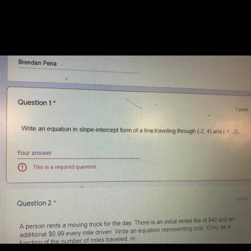 Question is in image answer question 1