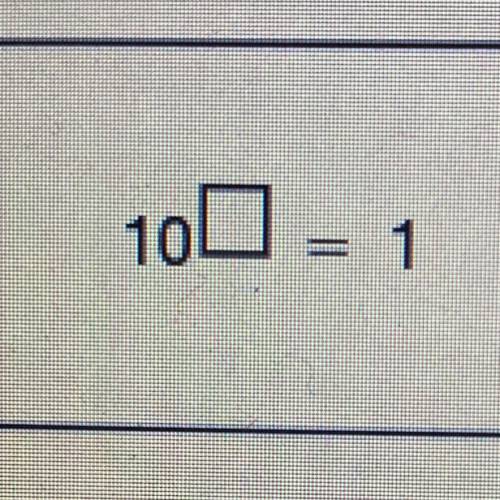What is the exponent of 10? 
(Thank you for helping!)