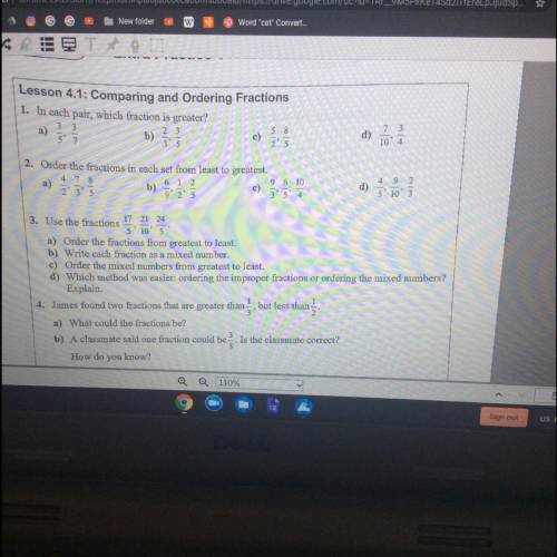 I need help with questions 1,2,3 and 4 please and thank you.