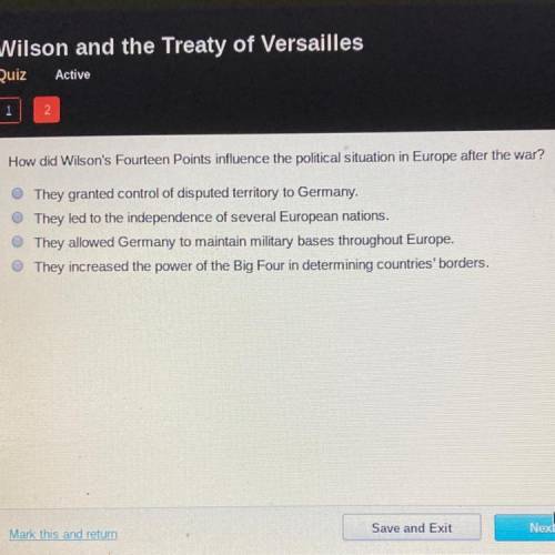 How did Wilson's Fourteen Points influence the political situation in Europe after the war?

They