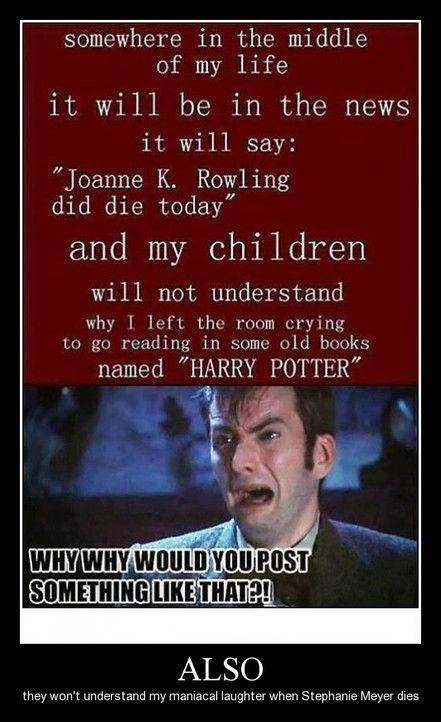 Harry Potter memes again. I don't agree with the last one but it's still funny.