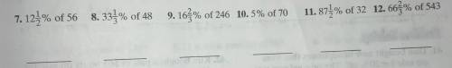 Use the percentage formula to solve.

I really need help! Thank you in advance!!