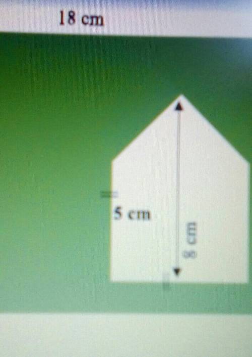 7. Calculate the area of the shaded region below.18 cm12 cm5 cm8 cm