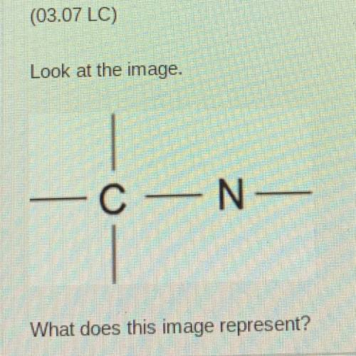 Look at the image.

What does this image represent?
a) hydroxyl group 
b) ether group 
c) carbonyl