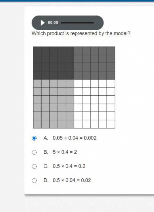 Which product is represented by the model?