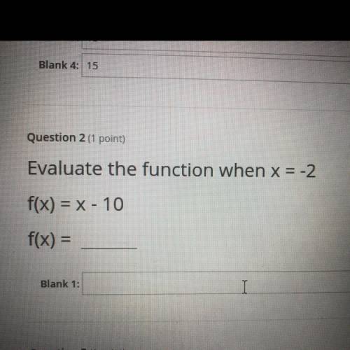 Evaluate the function when x = -2
Someone please help I don’t understand