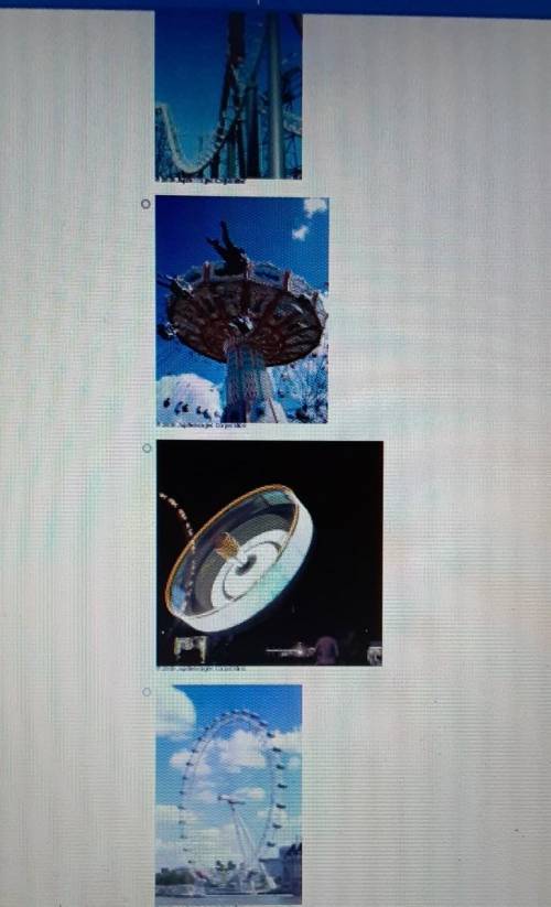 Which picture a carnival ride that is not based on a rotation