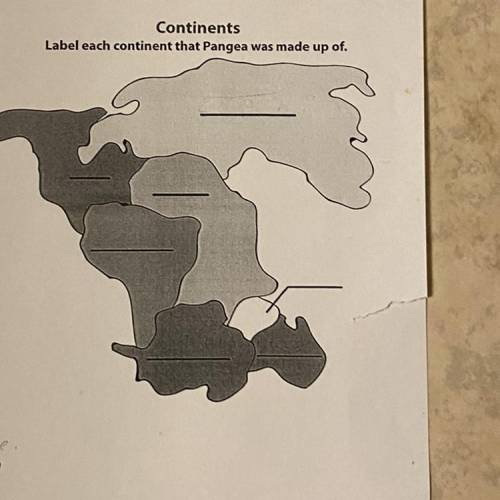 Can somebody please help me label this map please