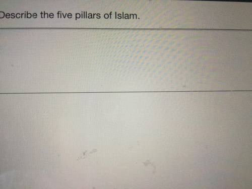 What are the 5 pillars of Islam.