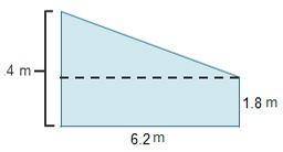 What is the area of the figure?

12.0 square meters 
14.28 square meters
17.98 square meters
24.8