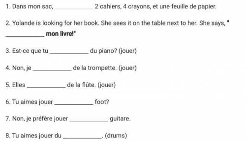 French spoken assignment 2.4.10 HELP PLEASE!!