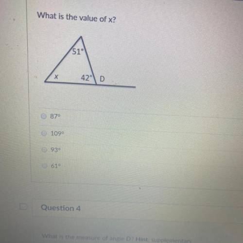 What is the value of X?