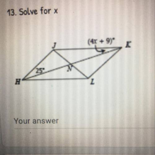 Solve for x help ASAP