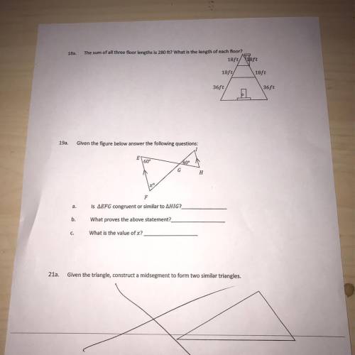 Geometry Test plz HELP