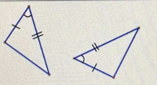 Are these congruent by SSS, SAS, AAS, ASA?