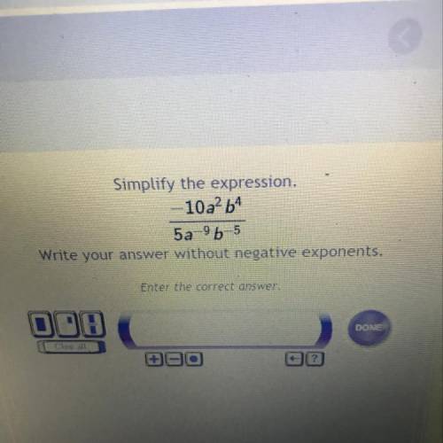 Please look at image answer the question without negative exponents
