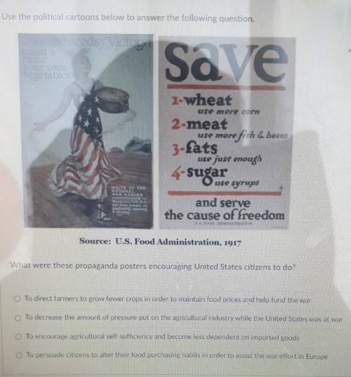 What were these propaganda posters encouraging United States citizen to do?