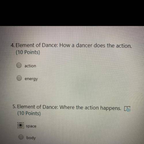 Can someone please answer these 2 for me (dance class)