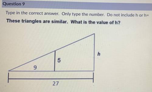 These triangles are similar. What is the value for it?