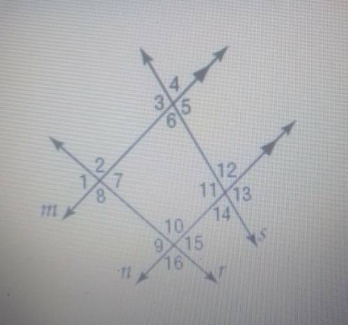 3. In the figure, m/_ 2 = 92, and m/_12 = 74. Find the measure of each angle. Tell which postulate(