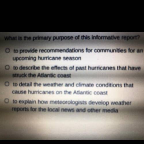 Read the prompt for an informative report.

The National Oceanic and Atmospheric Administration is