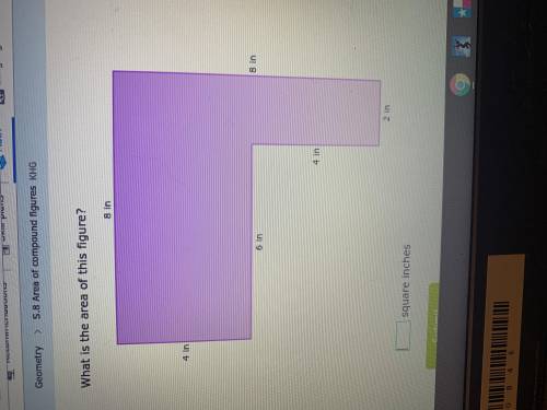 What is the area of this figure IXL question