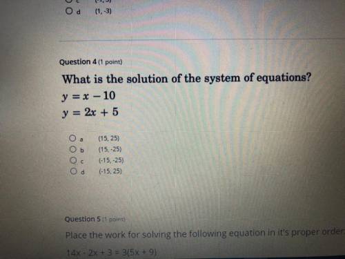 Please help question 4 I am confused will mark brainliest please say correct answer with explanatio