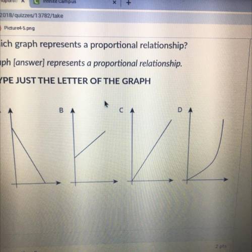 PLEASEEE HELPPP!!

which graph represents a proportional relationship? 
List two reasons why that