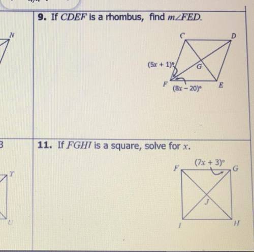 Please please help me with my geometry work, thank you :)
