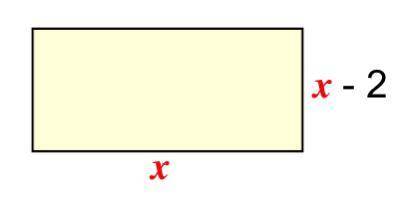 Find the length of the shortest side ( rounded to 2DP) if the area of the rectangle is 28m^2