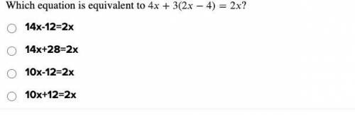Which equation is equivalent?