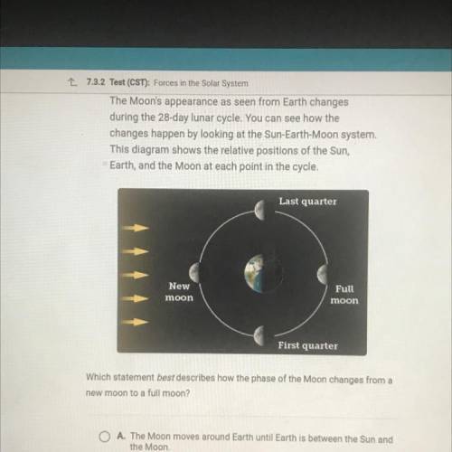 Help with this please ?

i’ll give brainlist 
b.earth moves around the sun until earth is between
