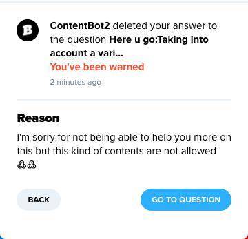 Hey guys-

I just wanna say, that this person named ContentBot2 has been deleting answers and ques