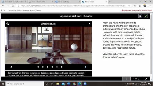 Help pls!!!

Using examples from architecture and the visual arts, explain how Japanese art was in