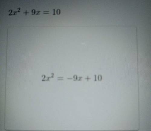 Given the quadratic equation below, the standard form of it is