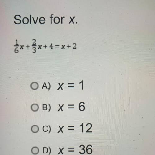 Solve for x.
*x+3x+4=3+3