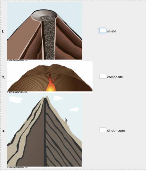 This is an easy science question about volcanoes... I already completed it I just am checking it fo
