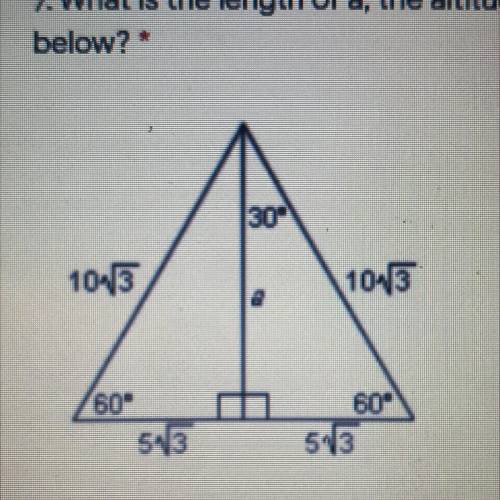 What is the length of A
