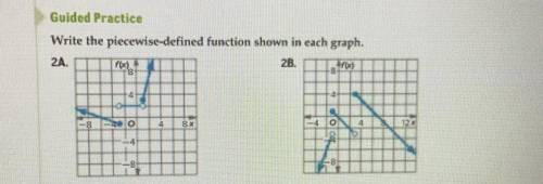 Write the priecewise-defined function shown in each graph 
plsss help :/