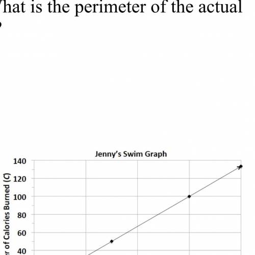 Chip?

4) Jenny is a member of a summer swim team. 
a. Using the graph, determine how many calorie