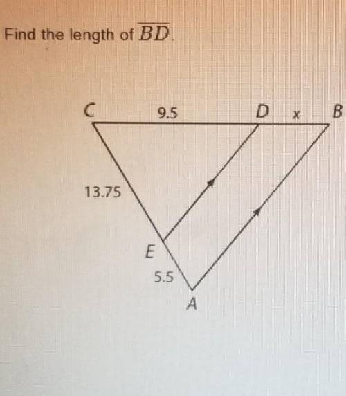 Use the Triangle Proportionality Theorem and the Triangle Angle Bisector Theorem to find the unknow