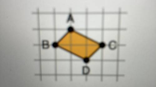 How can the figure below be changed so that it has exactly one lines of symmetry?

B
C
D
Move poin