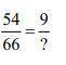 Write the missing number to make the fraction equivalent.