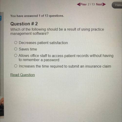 Which of the following should be a result of using practice management software?