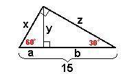 Using the figure below, find the value of b. Enter your answer as a simplified radical or improper