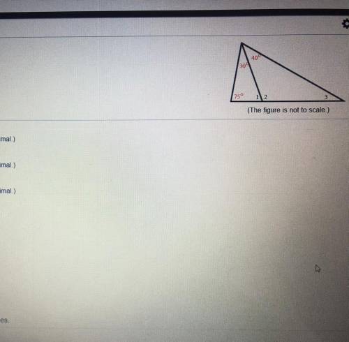 Find the measure of angles 1,2 and 3