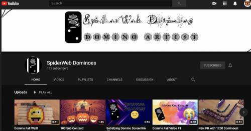 Sub to SpiderWeb DOminoes on Yt. will give brainliest if post pic for proof