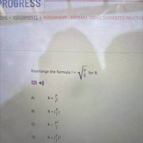 Rearrange the formula
Help pls !!