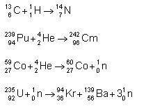 Which reaction takes place in a nuclear fission reactor?

A. Superscript 13 subscript 6 upper C pl
