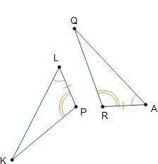 Which of these triangle pairs can be mapped to each other using a translation and a rotation about